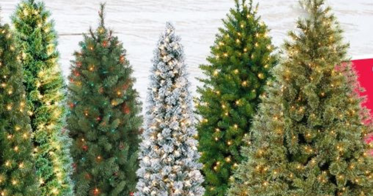 artificial christmas trees for sale near me