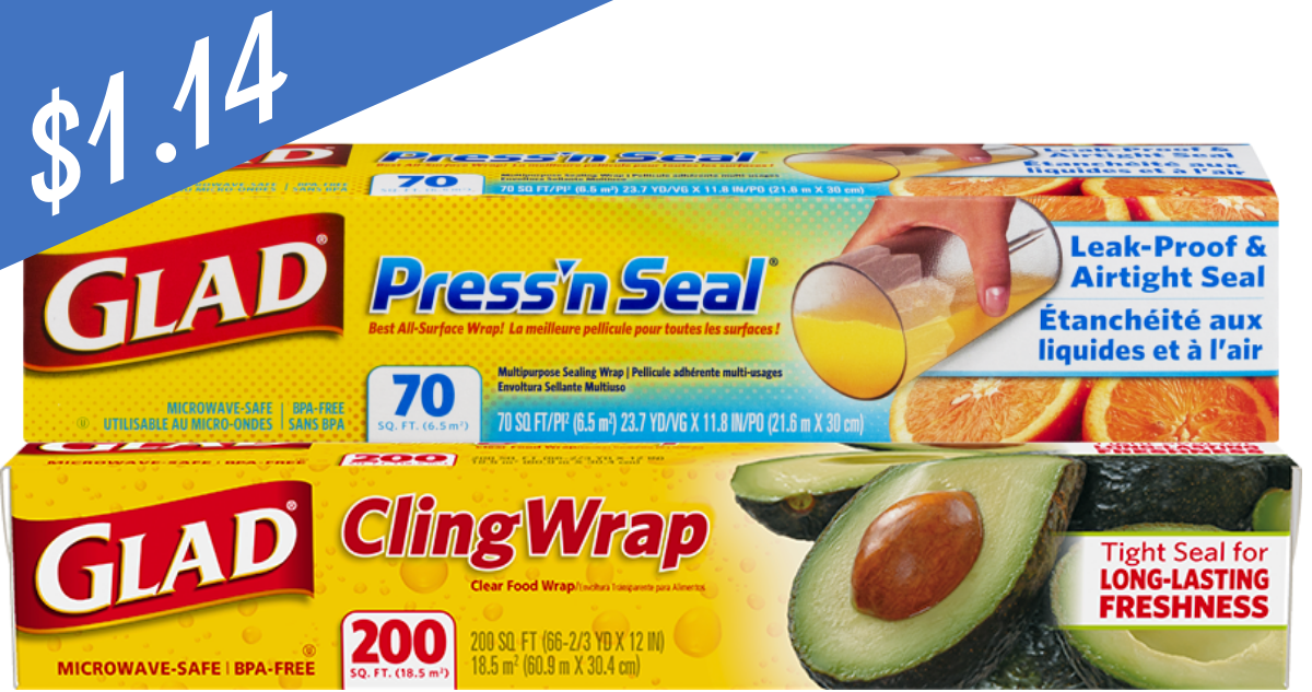 Glad Coupons  Makes Cling Wrap or Press 'n Seal $1.14 :: Southern