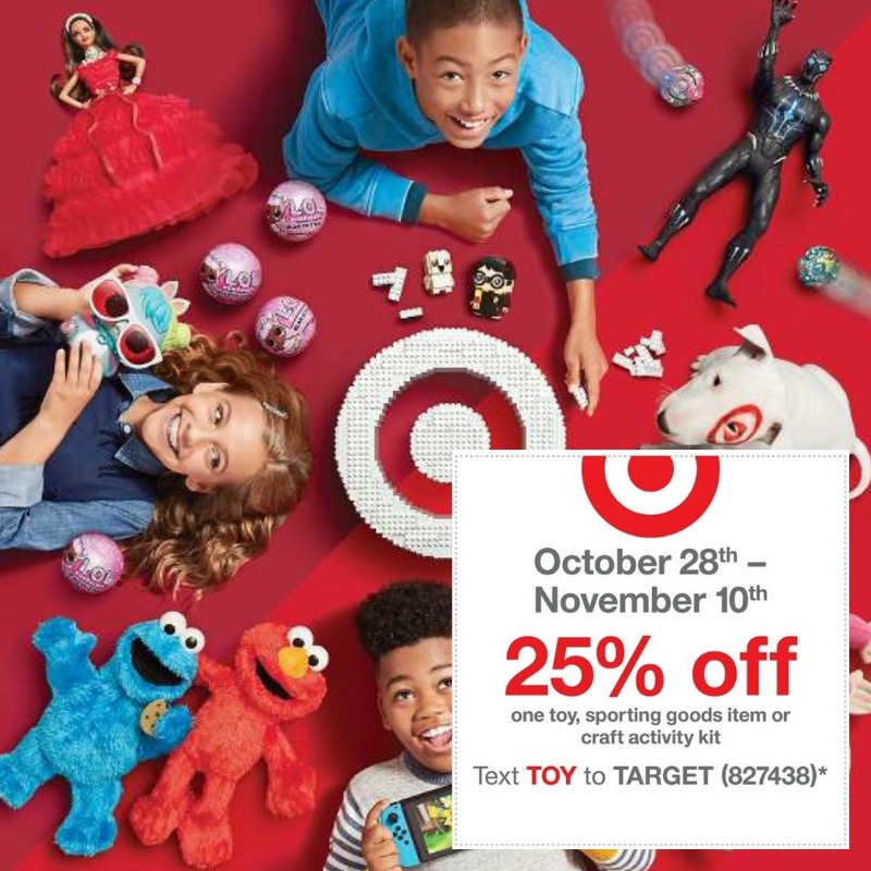 target toy coupon text