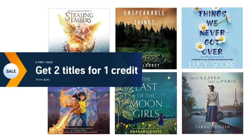 Audible 2For1 Sale + Try Free For 30 Days Southern Savers