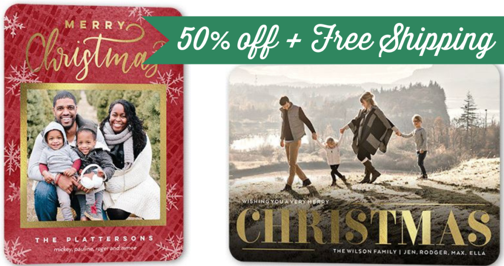 Shutterfly Coupon Code 50 off Holiday Cards + Free Shipping