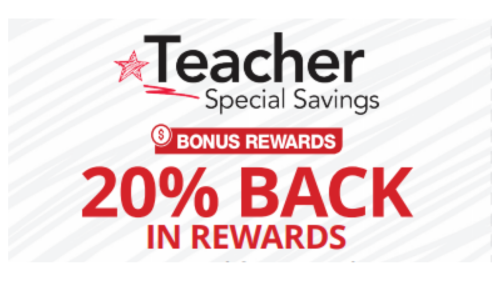 Office Depot/OfficeMax 20 Bonus Rewards For Teachers Southern Savers
