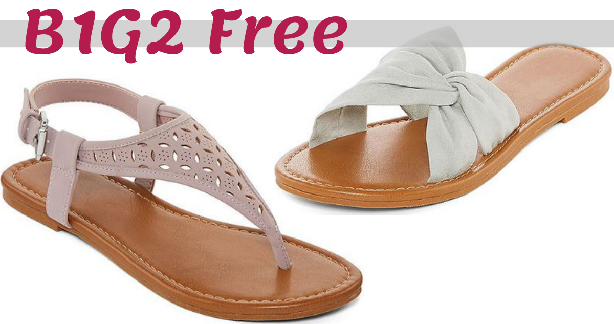 jcpenney shoes womens sandals