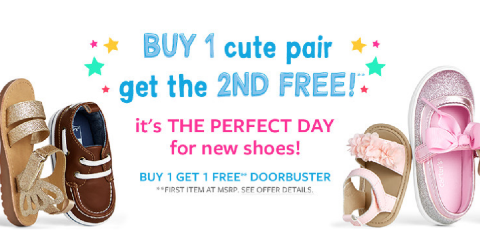 BOGO Shoes at Carter's :: Southern Savers
