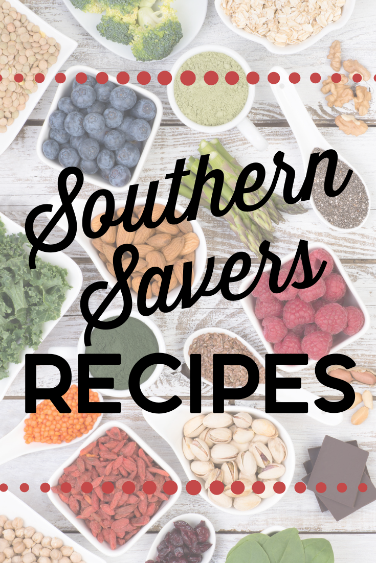 Looking for simple, frugal recipes? Look no further! This is a complete listing of all the Southern Savers recipes I've shared over the years.