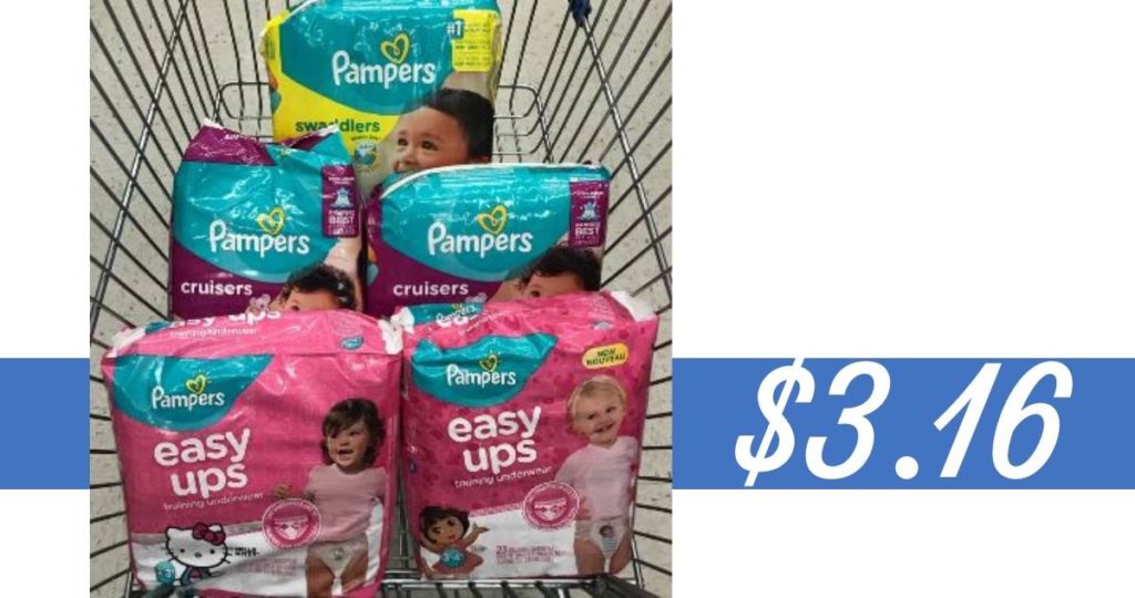 Pampers Diapers for 3.16 Per Pack at Walgreens Southern Savers