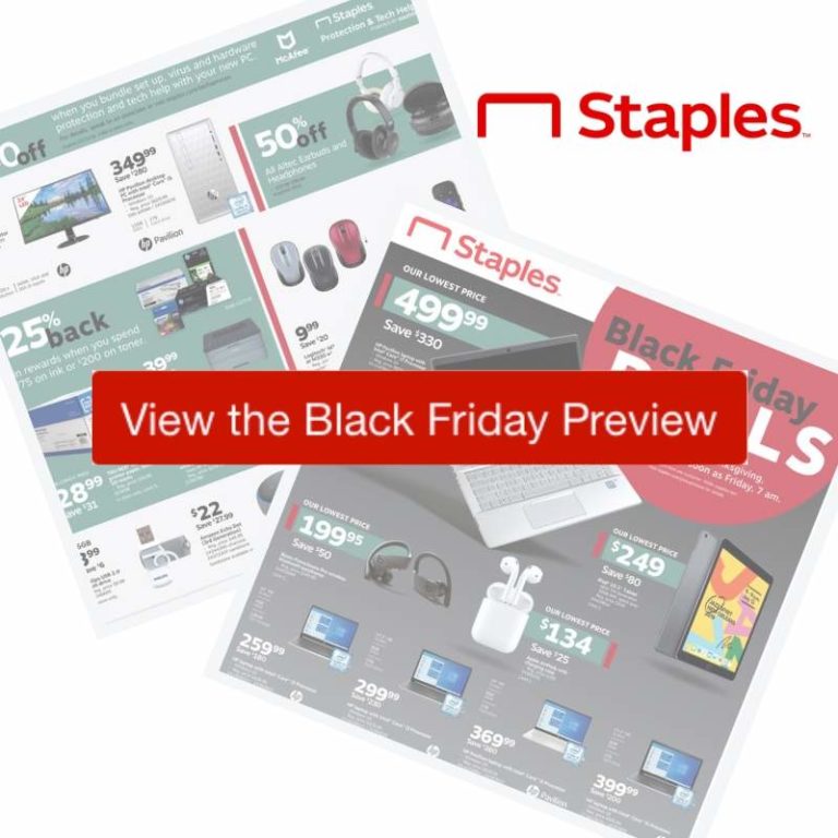 2019 Staples Black Friday Ad Southern Savers