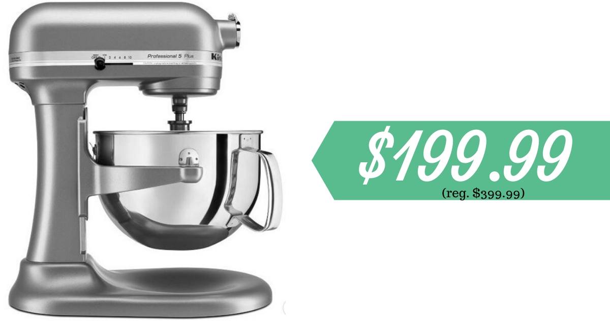 KitchenAid Professional 5qt Mixer only $199.99 & More 