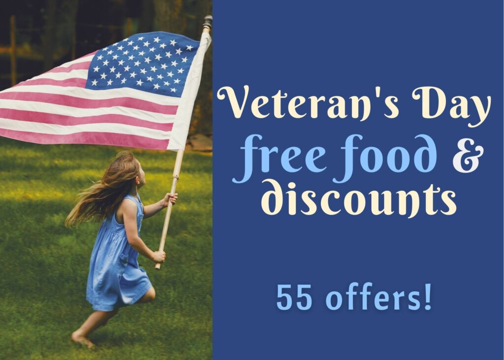 Veterans Day Free Meals, Discounts & More Southern Savers