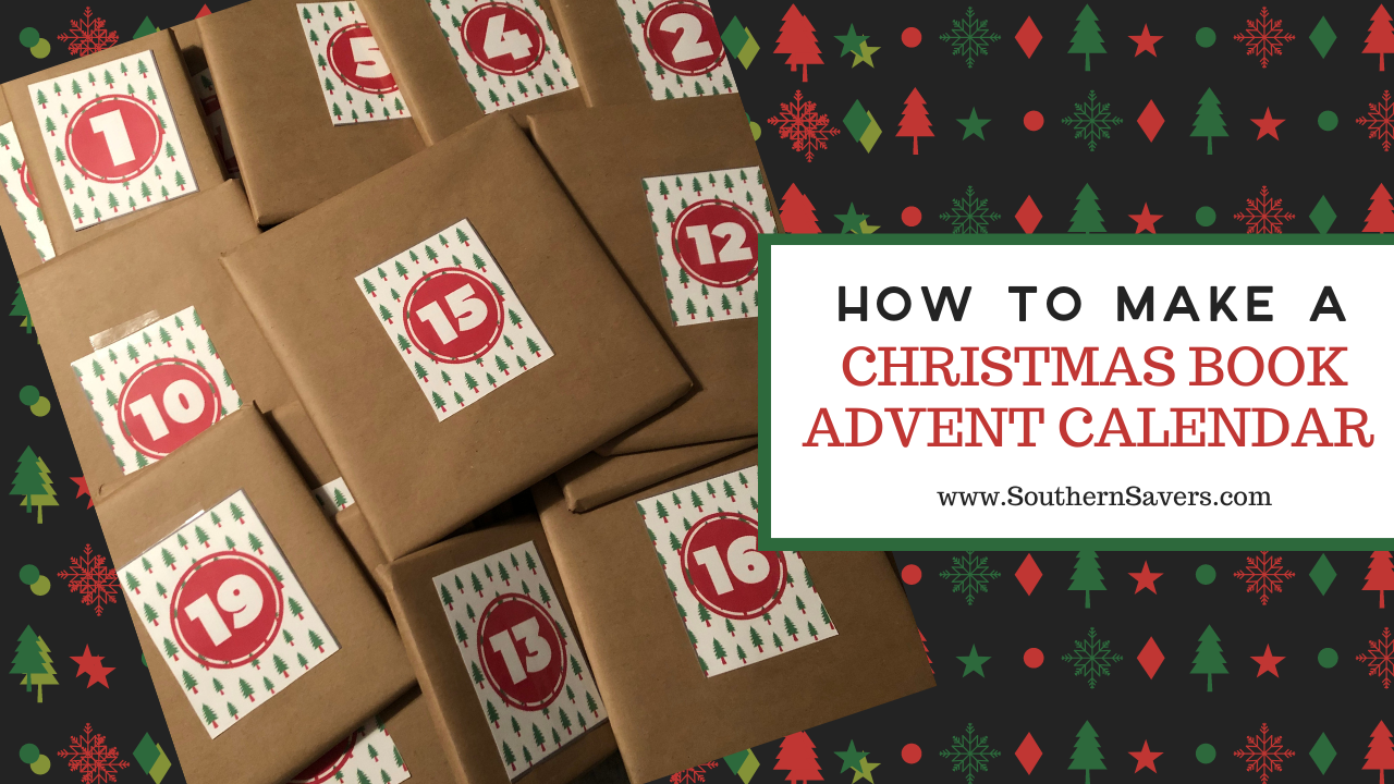 How to Make a Christmas Book Advent Calendar :: Southern Savers