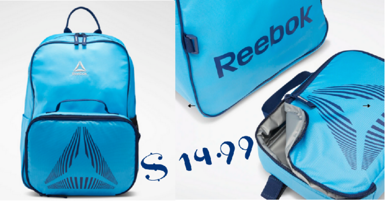 Reebok Lunchbox Backpack for $14.99 :: Southern Savers