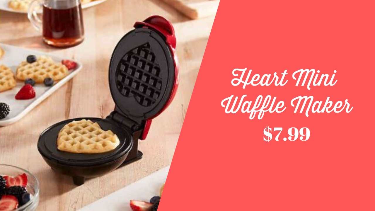Christmas Tree Mini Waffle Maker $9.99 (reg. $20) :: Southern Savers