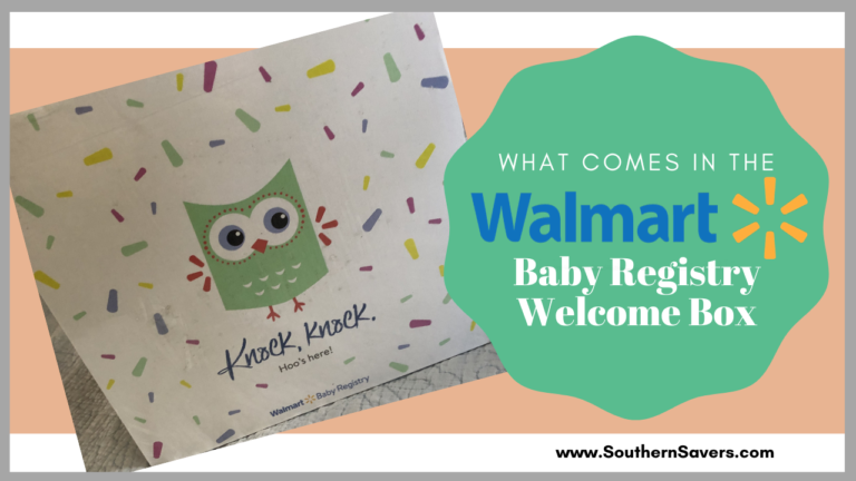 Everything in the Walmart Baby Registry Welcome Box + Review ...