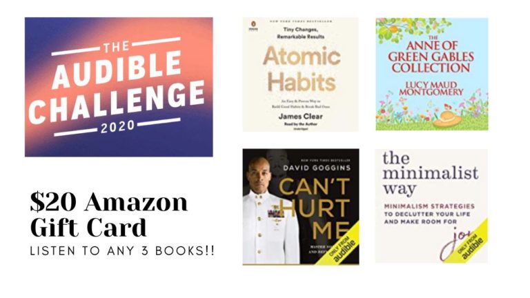 $20 Amazon Gift Card | Listen To Any 3 Audible Books! :: Southern Savers