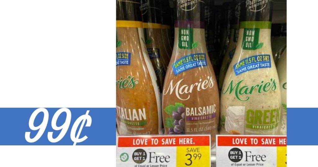 Marie’s Dressing For 99¢ At Publix :: Southern Savers