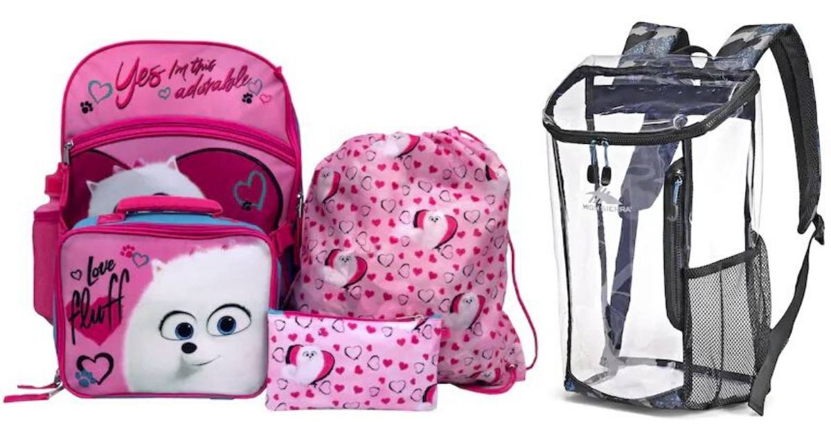 kids backpack clearance