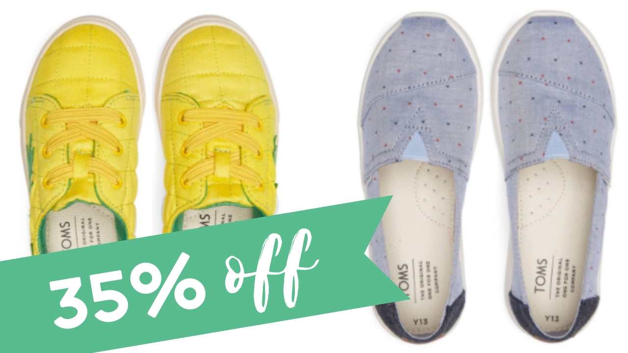 TOMS Coupon Code | Extra 35% Off + FREE 