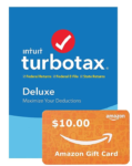 turbotax deluxe and amazon gift card