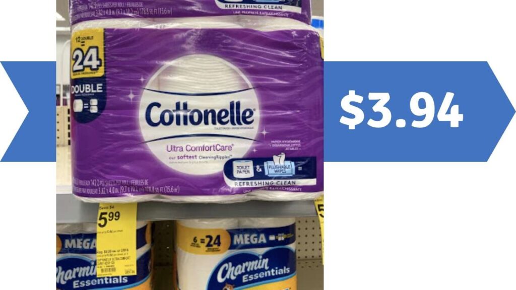 Cottonelle Coupons Bath Tissue for 3.94 Southern Savers