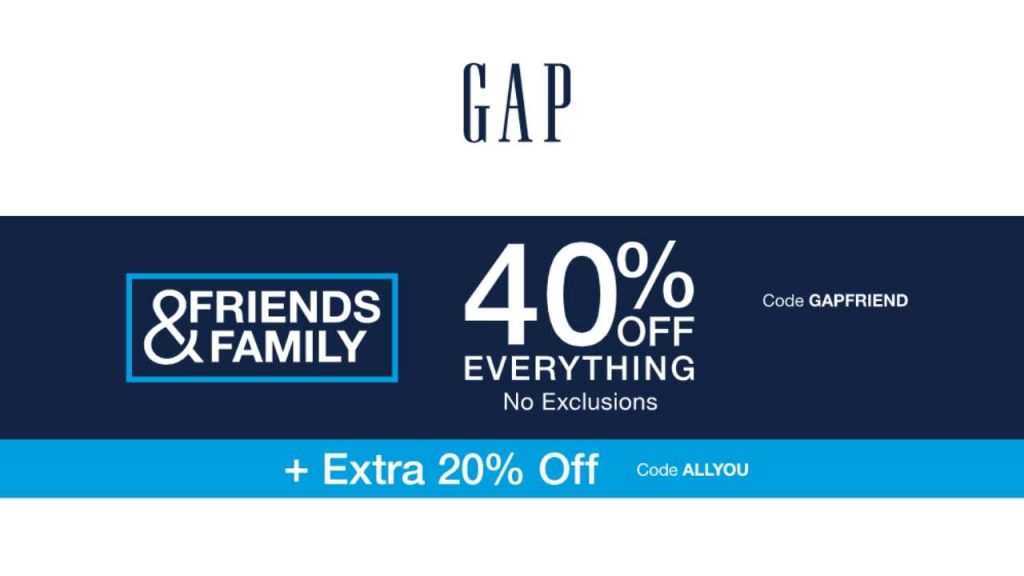 gap extra 20 off sale