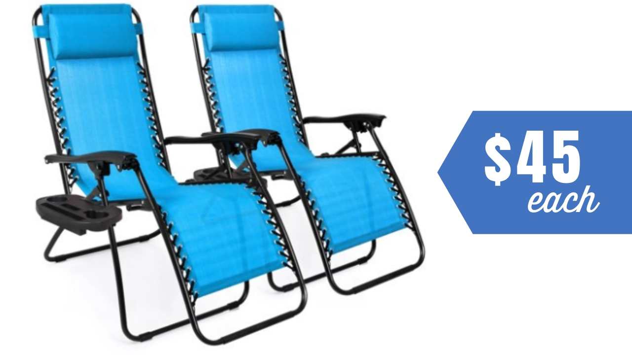 Walmart.com | Zero Gravity Lounge Chairs $45 Each :: Southern Savers