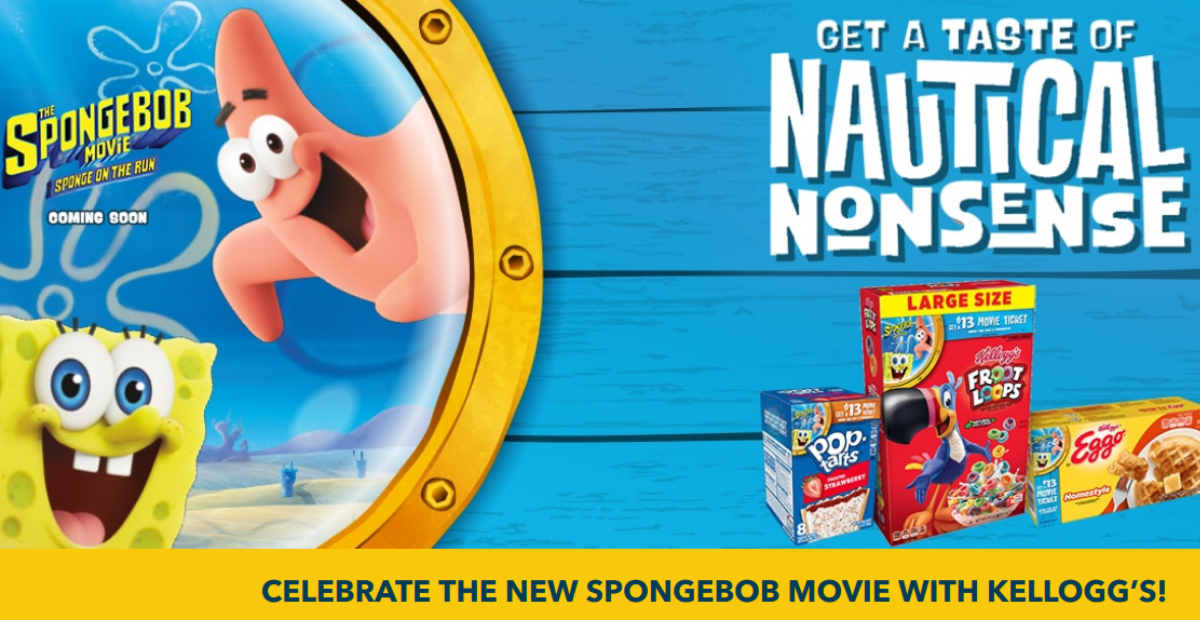 spongebob movie movie rewards ticket