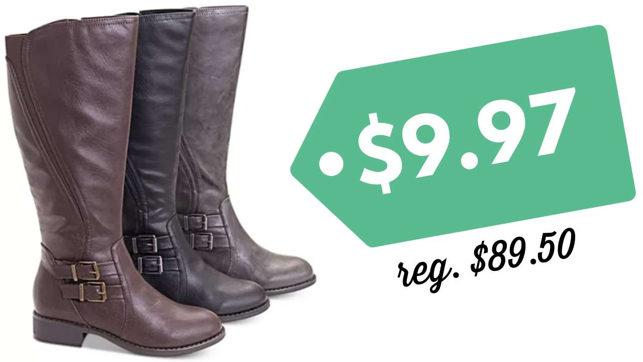 macy's ladies boots on sale