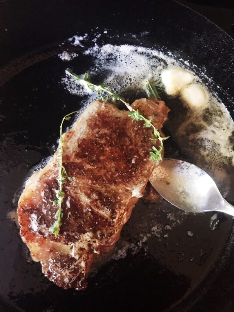 How To Cook A Pan Seared New York Strip Steak Southern Savers 