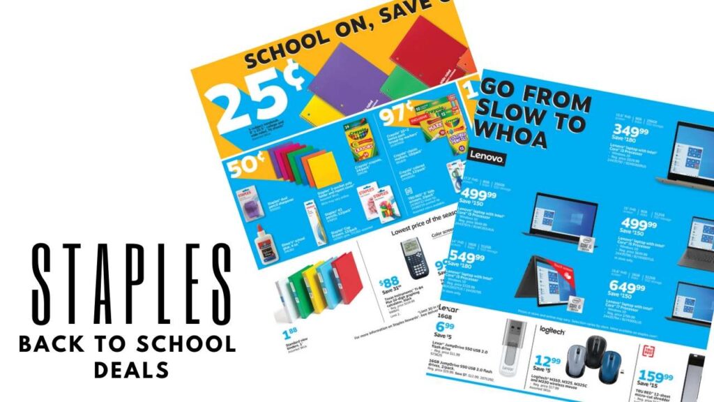 Staples Back to School Deals 7/127/18 Southern Savers