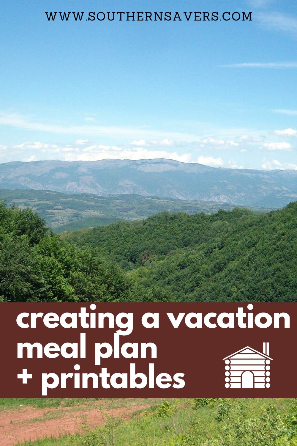 Save money on your next trip by taking time to create a vacation meal plan. This mountain vacation meal plan is a place to start, plus I've got my best tips!