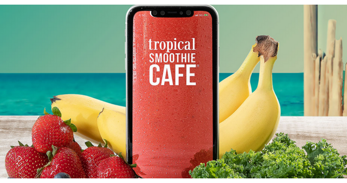 Tropical Smoothie Cafe Free 5 Coupon Southern Savers