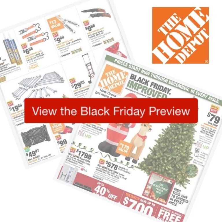 2020 Home Depot Black Friday Ad :: Southern Savers