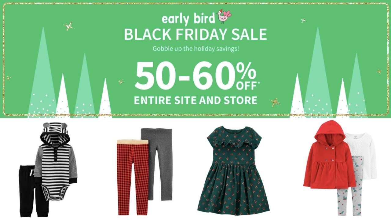 Last Day: 50-60% Off Carter's & OshKosh + Free Shipping