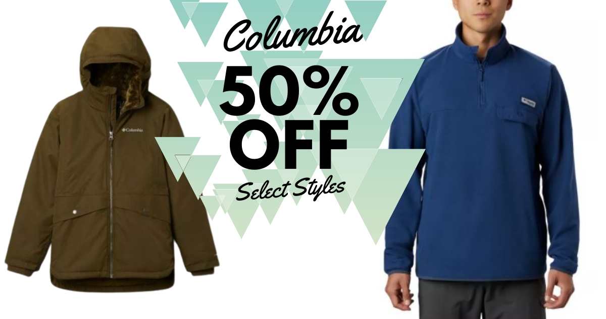 Columbia Coupon Code: 60% Off Select 