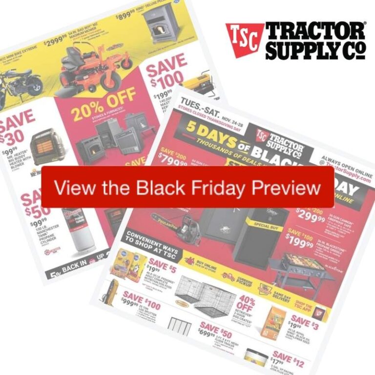 2021 Tractor Supply Black Friday Ad Preview Southern Savers
