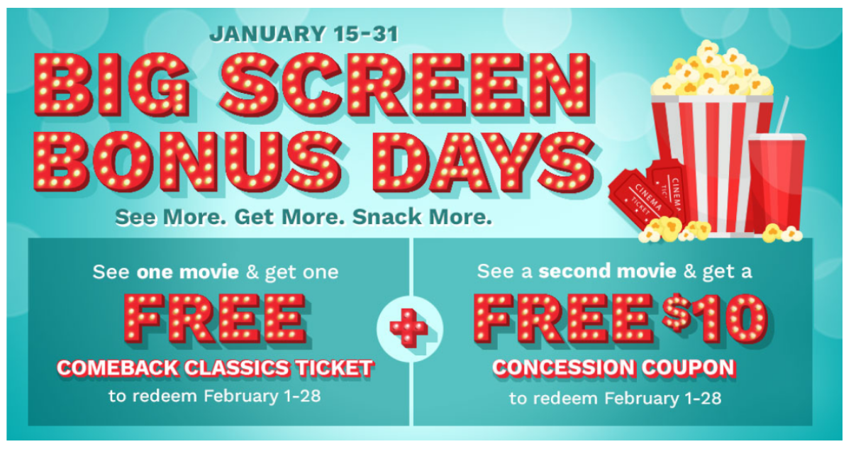 Free Movie Ticket + Free 10 Concession Coupon Southern Savers