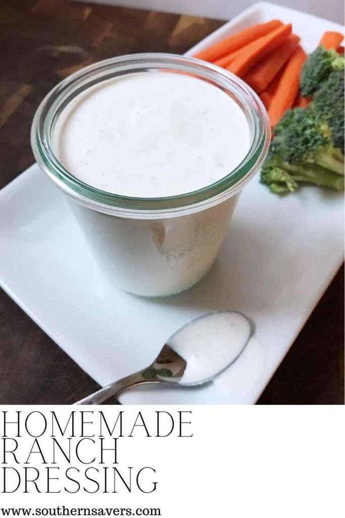 Frugal Recipe: Homemade Ranch Dressing :: Southern Savers