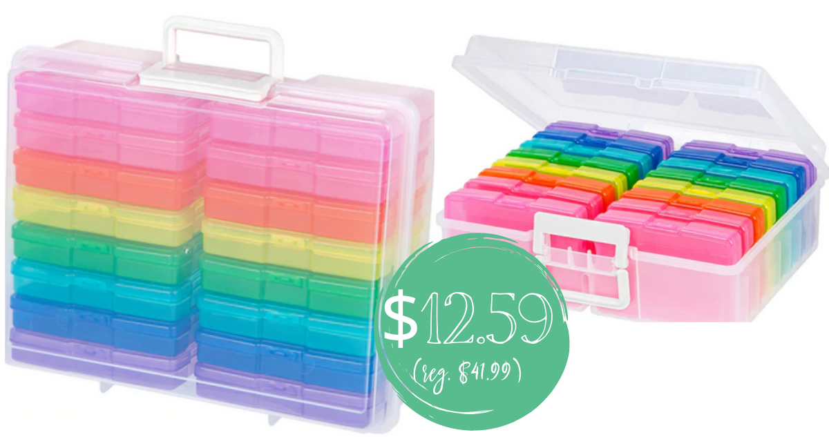 Rainbow Photo & Craft Keeper by Simply Tidy for $12.59 :: Southern