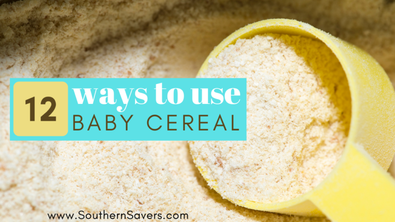 12 Ways to Use Baby Cereal :: Southern Savers