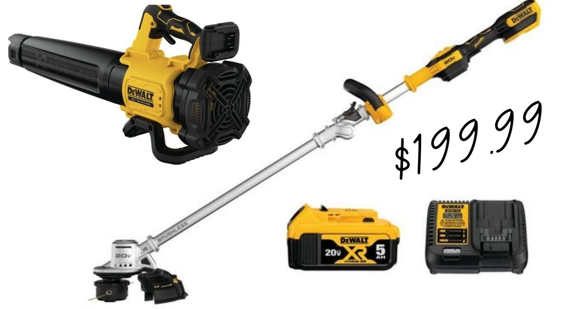 DeWalt Trimmer Leaf Blower for 199.99 Southern Savers