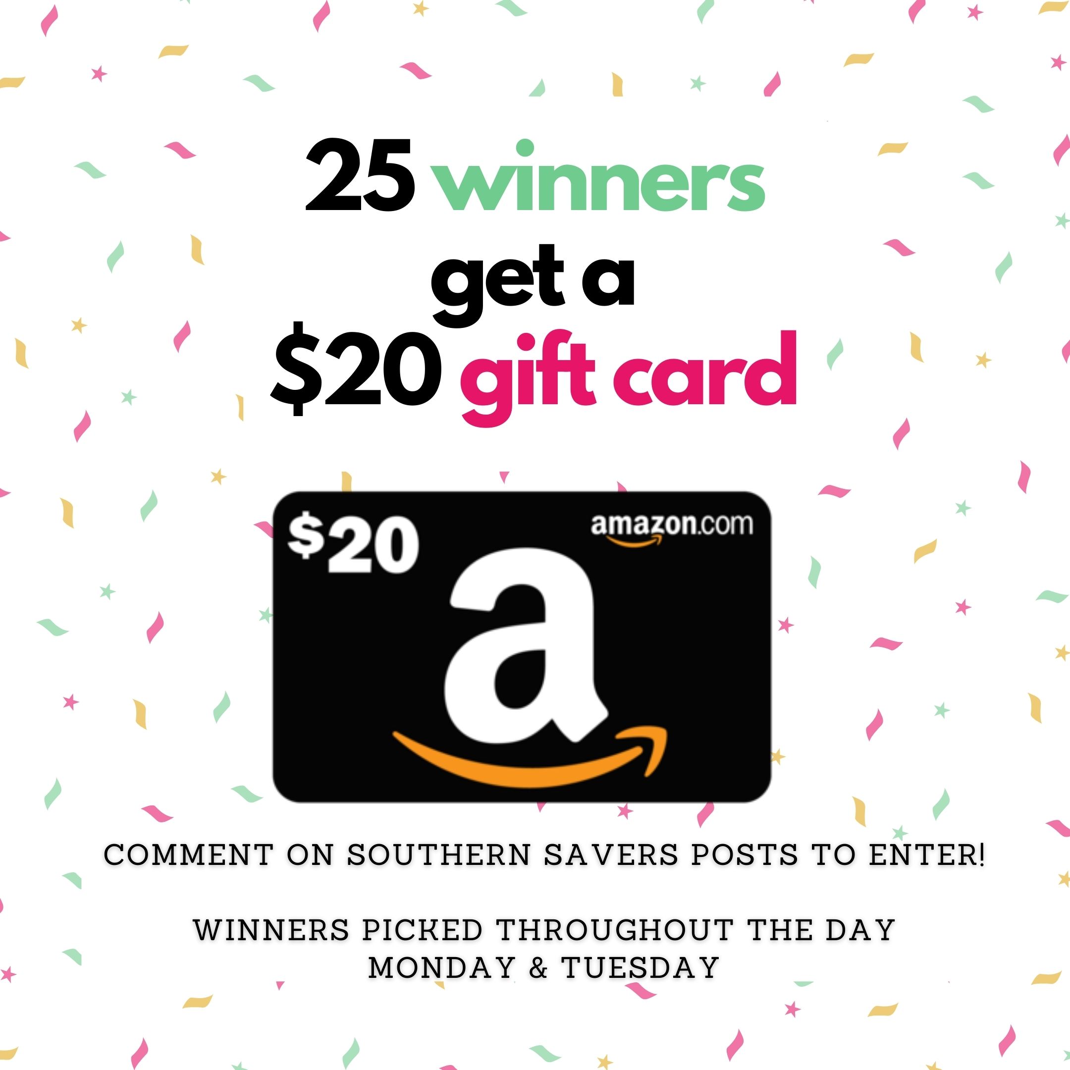 Prime Day Giveaways 25 Winners! Southern Savers