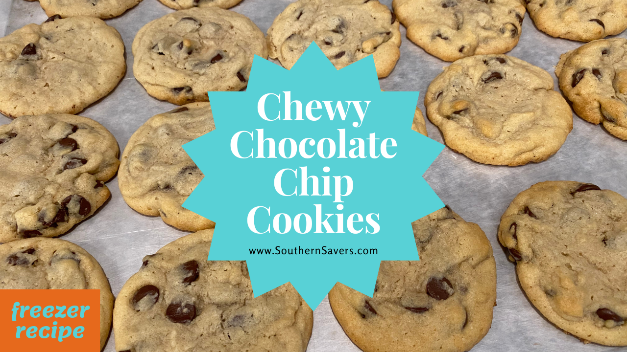 How to Freeze Chocolate Chip Cookies • Southern Shelle