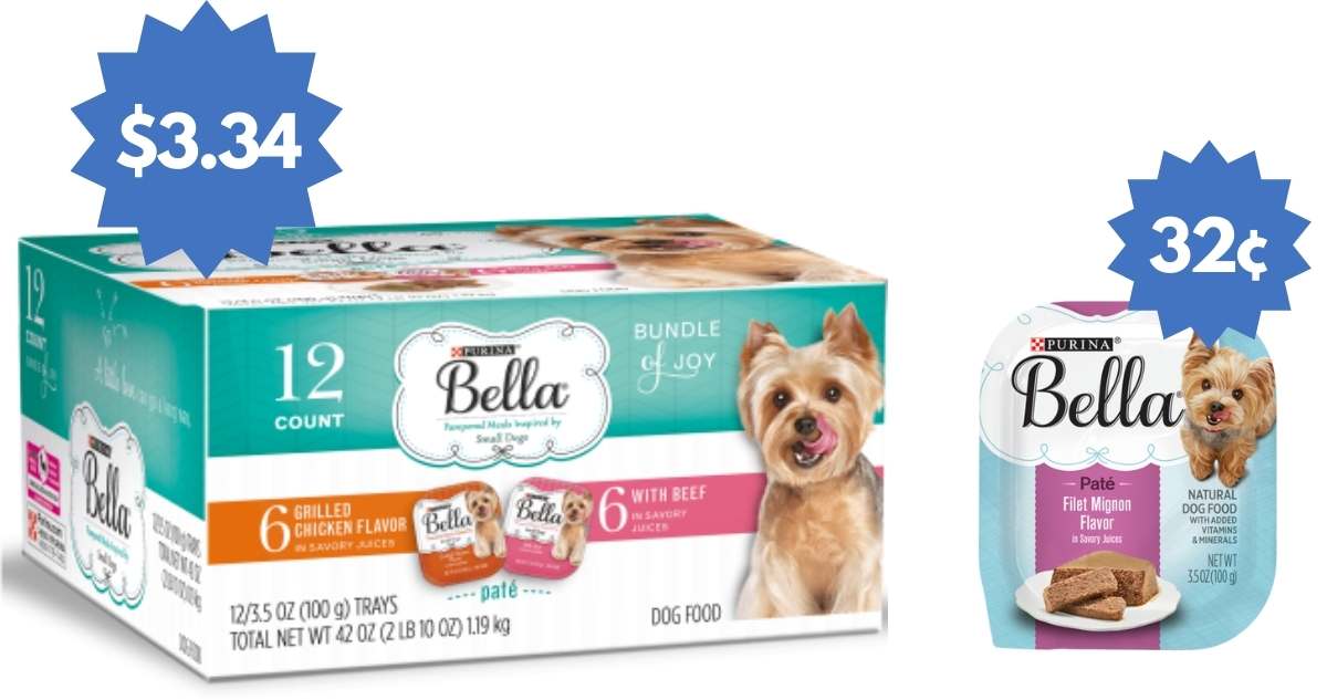 Bella dog clearance food coupons printable