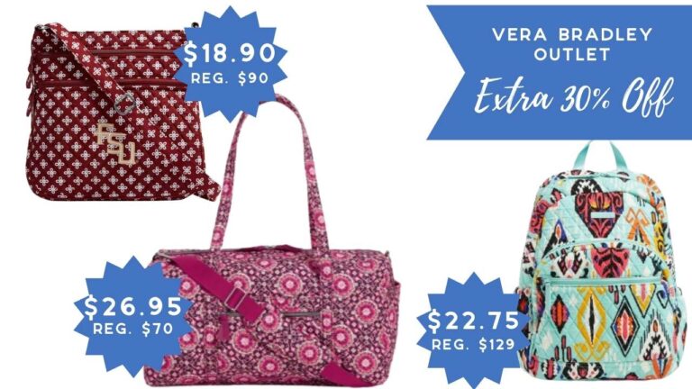 Vera Bradley Outlet Extra 30 Off Sale Southern Savers   Vera Bradley Outlet Extra 30 3 768x432 