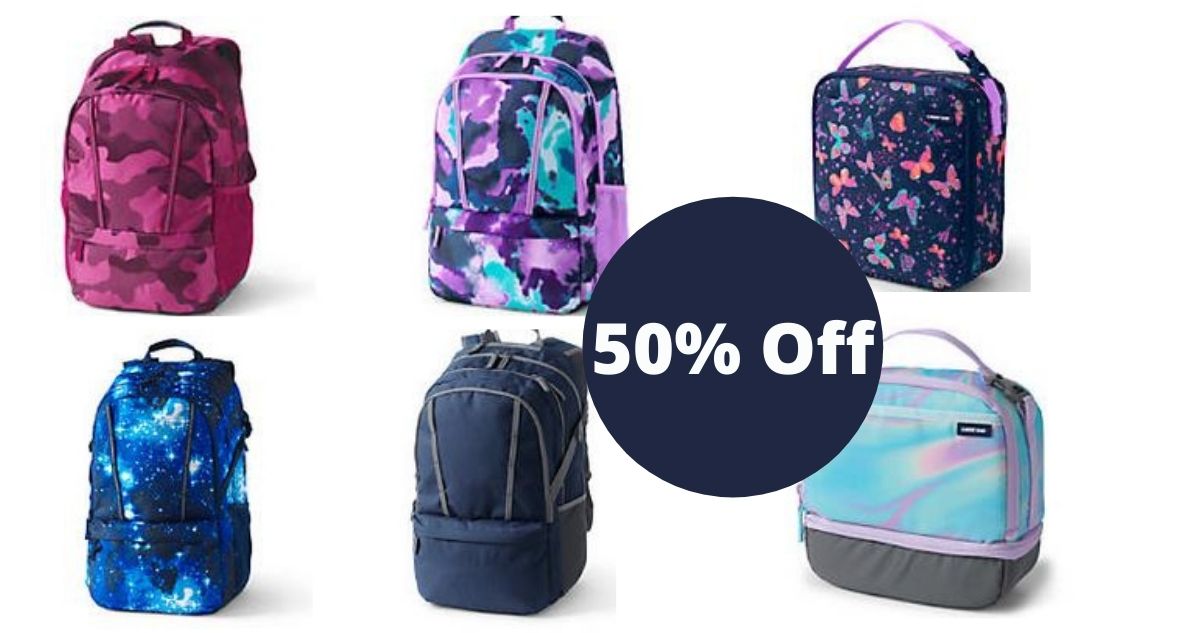 Lands end cheap 50 off backpacks