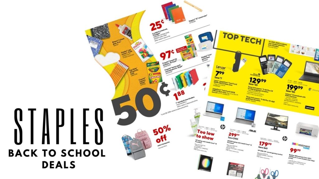 Staples Back to School Deals 8/299/4 Last Week!! Southern Savers