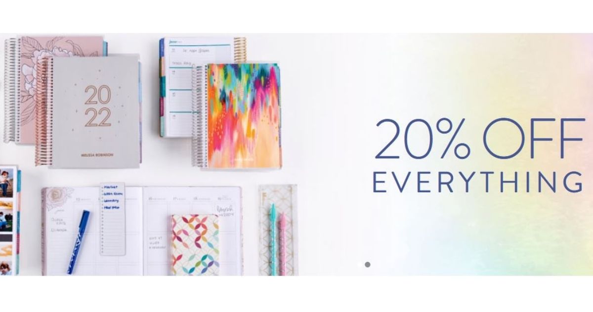 Erin Condren Sale Monthly Planner for 32 Southern Savers