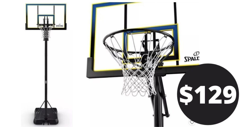 44 in. Portable Basketball Hoop for $129 :: Southern Savers