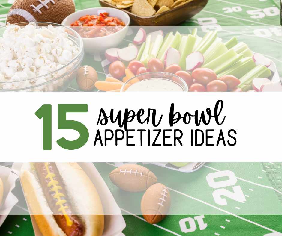 From stuffed mushrooms to buffalo wings to all kinds of different dips, here are 15 Super Bowl appetizer ideas to try out this year.