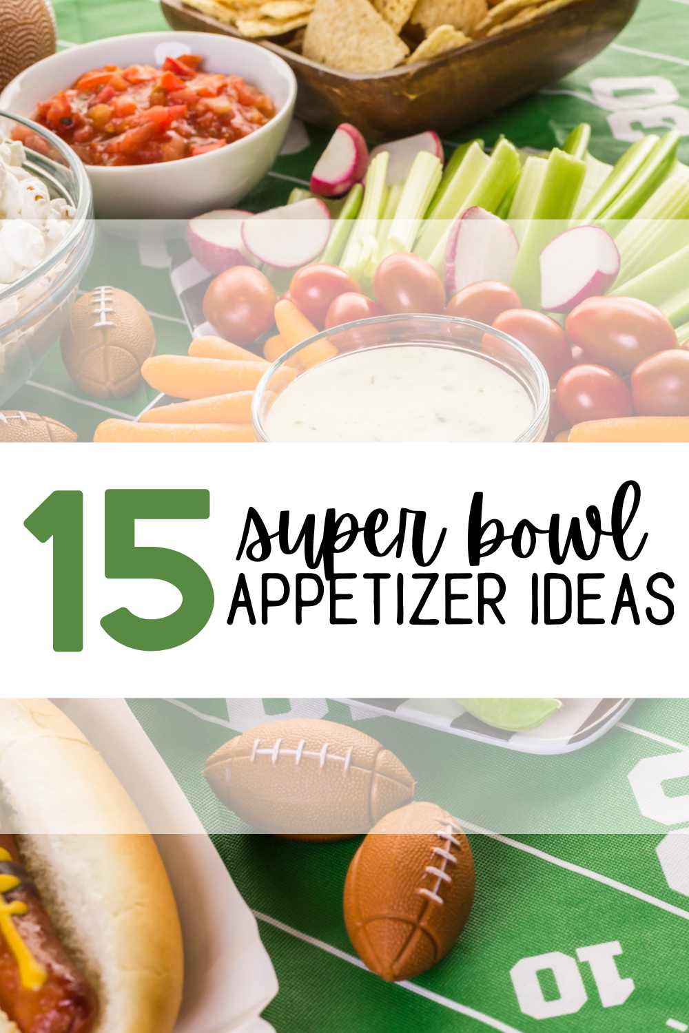 From stuffed mushrooms to buffalo wings to all kinds of different dips, here are 15 Super Bowl appetizer ideas to try out this year.